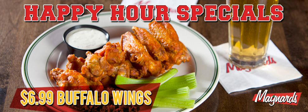 Happy Hour Special - $6.99 Buffalo Wings